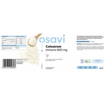 Colostrum Immuno, 800mg - 120 caps