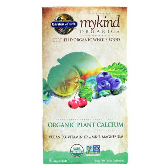 Mykind Organics Plant Calcium - 180 vcaps