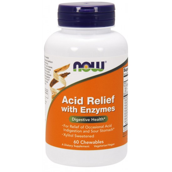 Acid Relief with Enzymes - 60 chewables