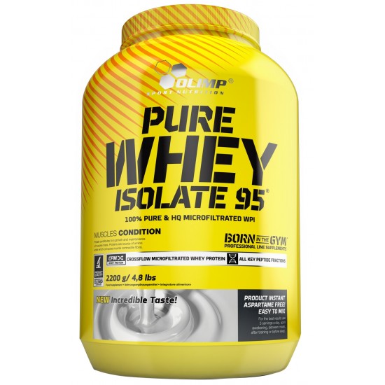 Pure Whey Isolate 95, Strawberry - 2200g