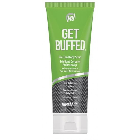 Get Buffed, Pre-Tan Body Scrub and Skin Balancing Exfoliator - 237 ml.