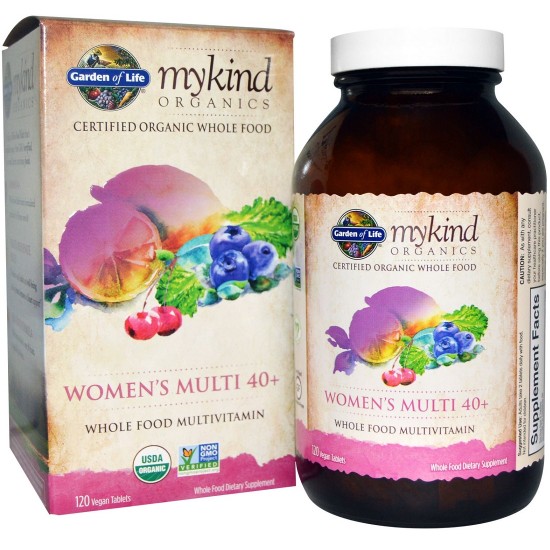 Mykind Organics Women's Multi 40+ - 120 vegan tabs