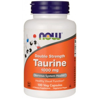 Taurine, 1000mg Double Strength - 100 vcaps
