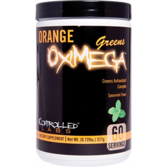 Orange OxiMega Greens, Spearmint Flavor - 327g