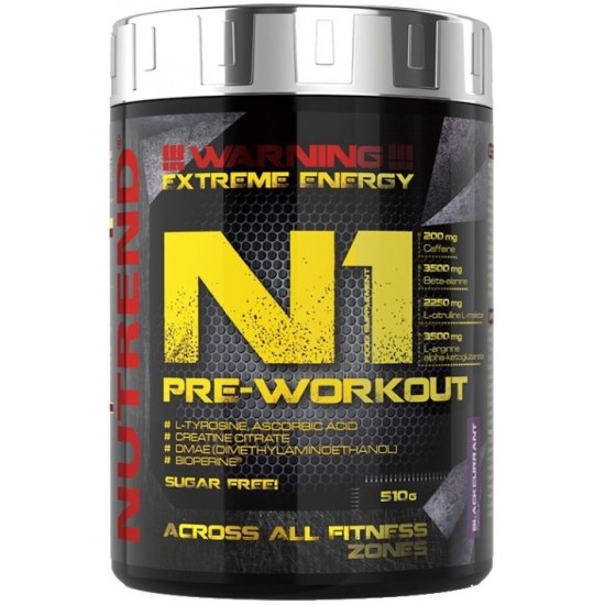 N1 Pre-Workout, Blackcurrant - 510g