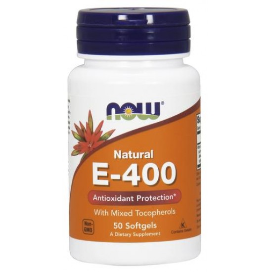 Vitamin E-400 - Natural (Mixed Tocopherols) - 50 softgels