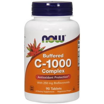 Vitamin C-1000 Complex - Buffered with 250mg Bioflavonoids - 90 tabs