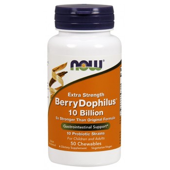 BerryDophilus, 10 milijardų (ypač stiprus) – 50 kramtomųjų tablečių