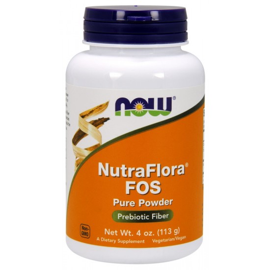 NutraFlora FOS, Pure Powder - 113g
