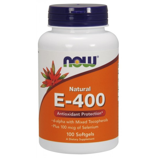 Vitamin E-400 IU with Selenium - 100 softgels