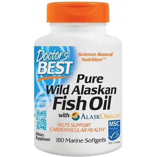 Pure Wild Alaskan Fish Oil with AlaskOmega - 180 softgels