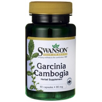 Garcinia Cambogia 5:1 ekstraktas, 80 mg - 60 kapsulių