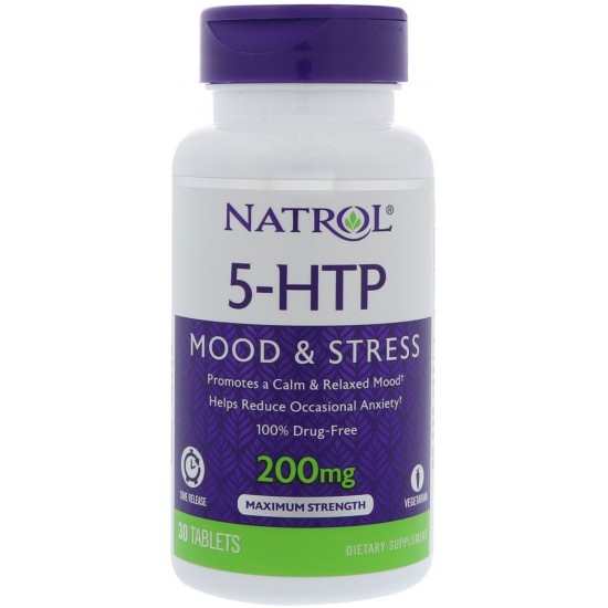 5-HTP Time Release, 200mg - 30 tabs