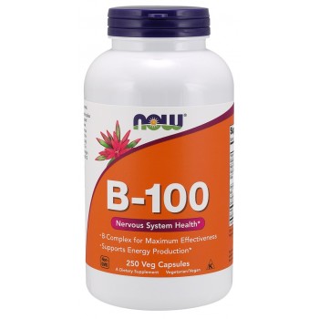 Витамин B-100 - 250 растительных капсул