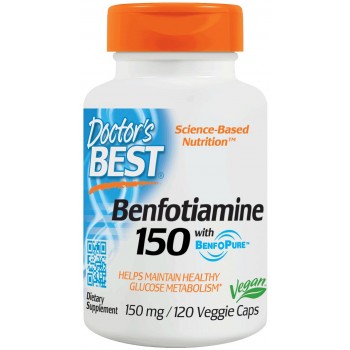 Benfotiamine with BenfoPure, 150mg - 120 vcaps