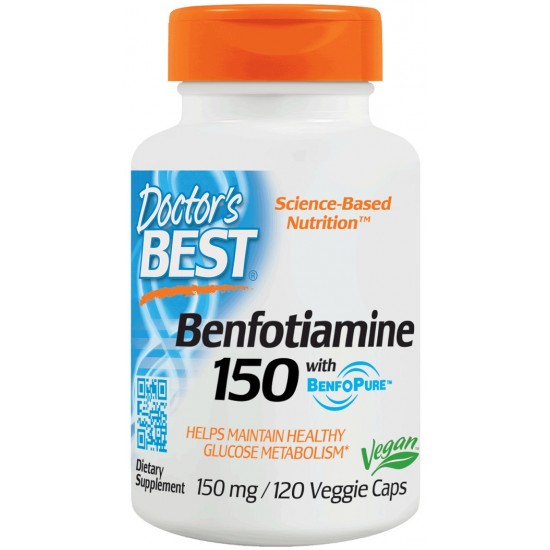 Benfotiamine with BenfoPure, 150mg - 120 vcaps