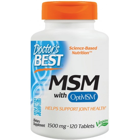 MSM with OptiMSM Vegan, 1500mg - 120 tabs