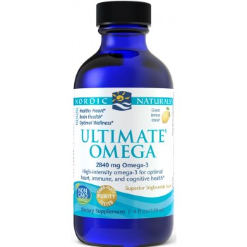 Ultimate Omega, 2840 mg sidrunimaitseline - 119 ml.