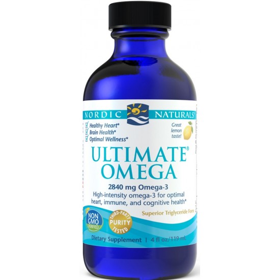 Ultimate Omega, 2840mg (Lemon) - 119 ml.