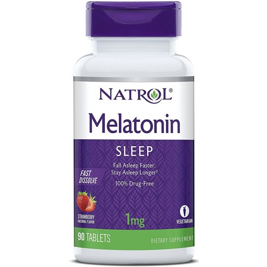 Melatonin Fast Dissolve, 1mg - 90 tabs