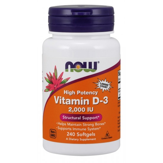 Vitamin D-3, 2000 IU - 240 softgels