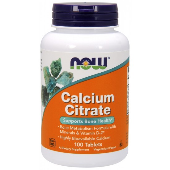 Calcium Citrate with Minerals & Vitamin D-2 - 100 tabs