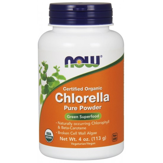 Chlorella, Organic Pure Powder - 113g