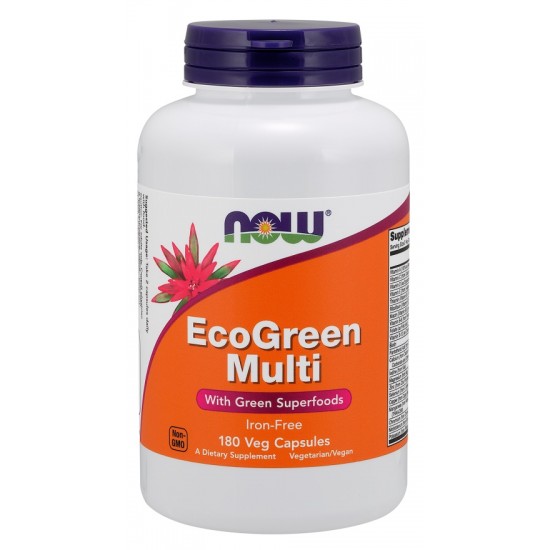 EcoGreen Multi, Iron Free - 180 vcaps