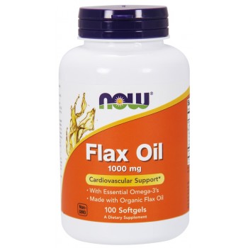 Flax Oil, 1000mg - 100 softgels
