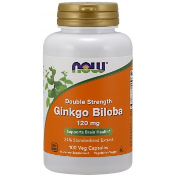 Dvigubo stiprumo ginkmedis (Ginkgo Biloba), 120 mg – 100 v kapsulių