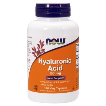 Acide hyaluronique avec MSM, 50 mg - 120 gélules végétales