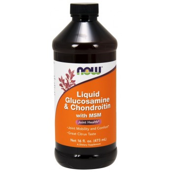 Glucosamine & Chondroitin with MSM Liquid - 473ml.