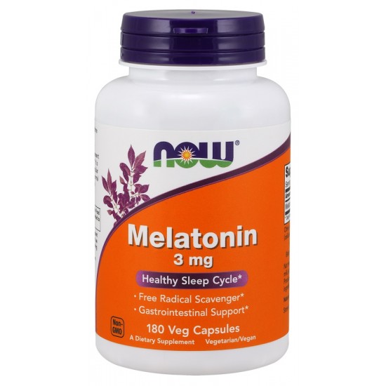 Melatonin, 3mg - 180 vcaps