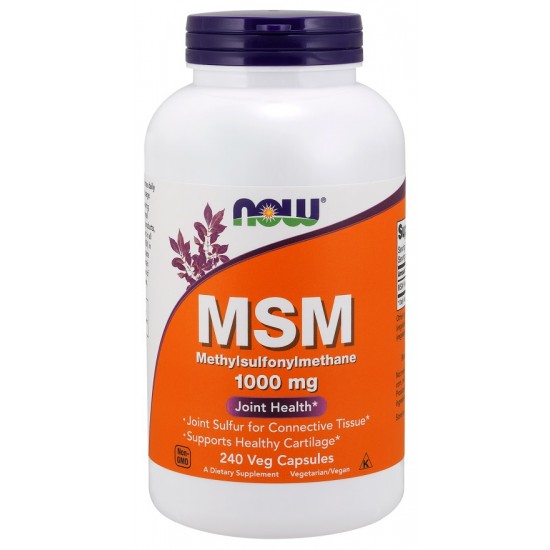 MSM Methylsulphonylmethane, 1000mg - 240 vcaps