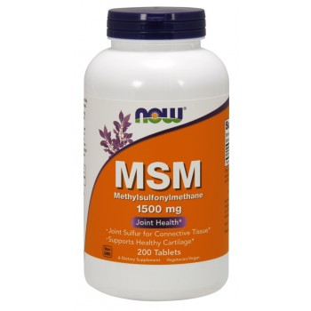 MSM Methylsulphonylmethane, 1500mg - 200 tabs