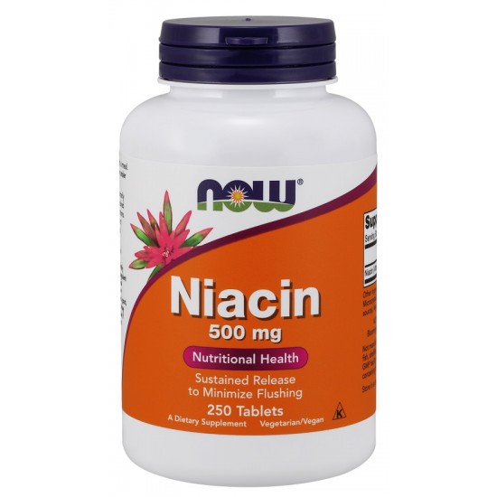 Niacin, 500mg - 250 tabs