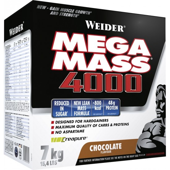 Mega Mass 4000, Chocolate - 7000g