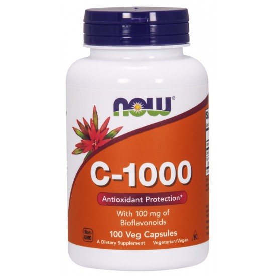 Vitamin C-1000 with 100mg Bioflavonoids - 100 vcaps