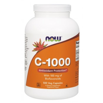 Vitamin C-1000 with 100mg Bioflavonoids - 500 vcaps