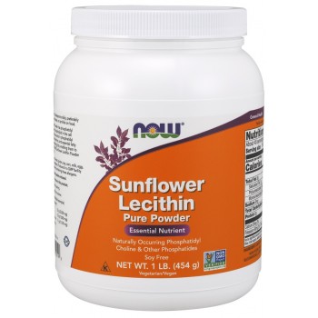 Sunflower Lecithin, Pure Powder - 454g