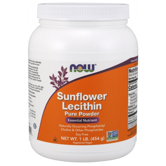 Sunflower Lecithin, Pure Powder - 454g