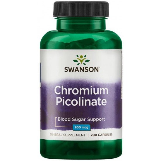 Chromium Picolinate, 200mcg - 200 caps