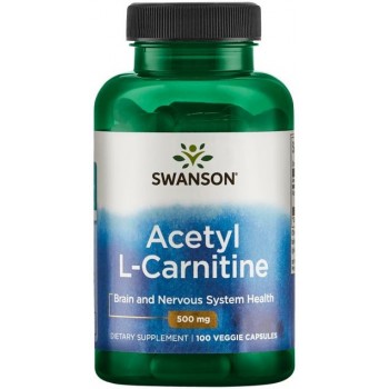 Acetyl L-Carnitine, 500mg - 100 vcaps