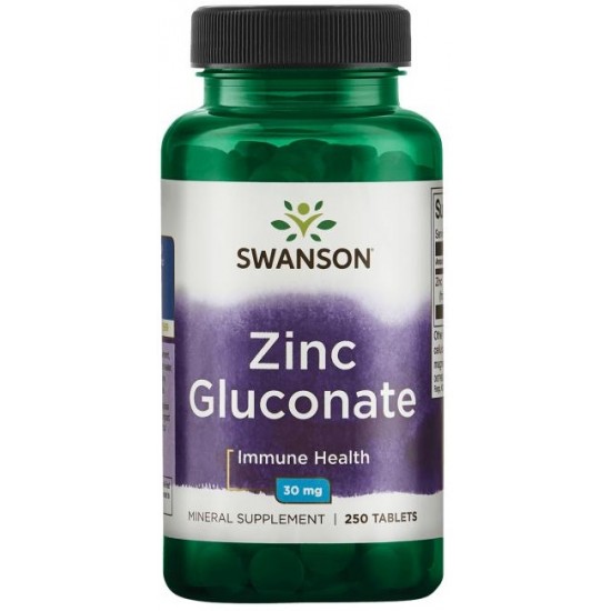 Zinc Gluconate, 30mg - 250 tabs