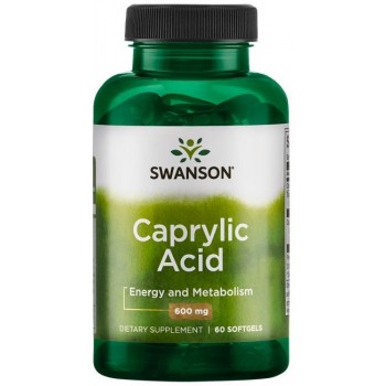 Acide caprylique, 600 mg - 60 capsules molles
