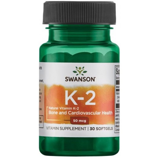 Vitamin K-2 - Natural, 50mcg - 30 softgels