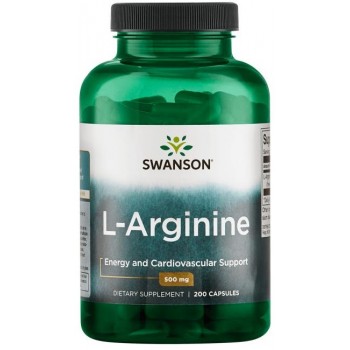 L-Arginin, 500 mg - 200 Kapseln