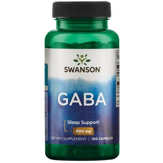 GABA, 500mg - 100 caps