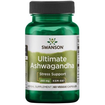 Ashwagandha Ultimate KSM-66, 250mg - 60 vcaps