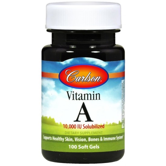 Vitamin A Solubilized, 10 000 IU - 100 softgels